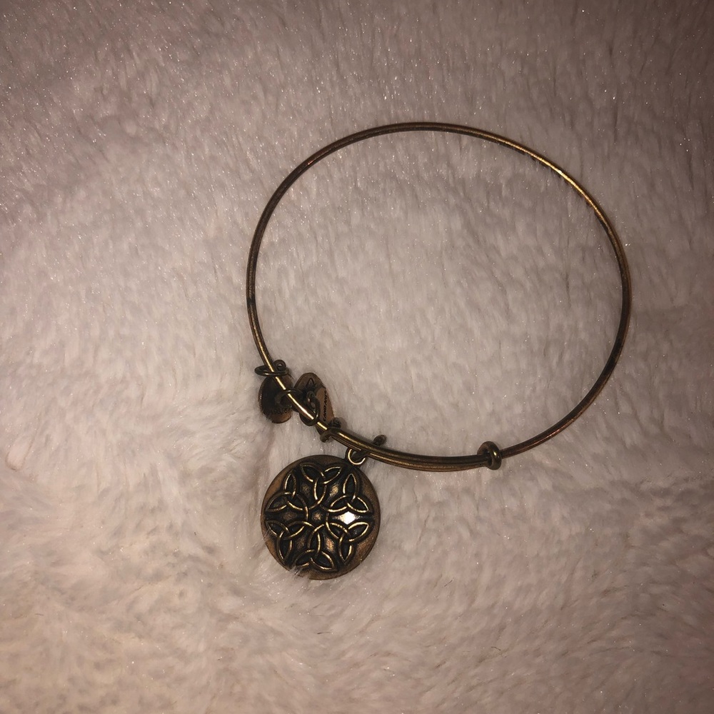 Alex and ani bracket gold
